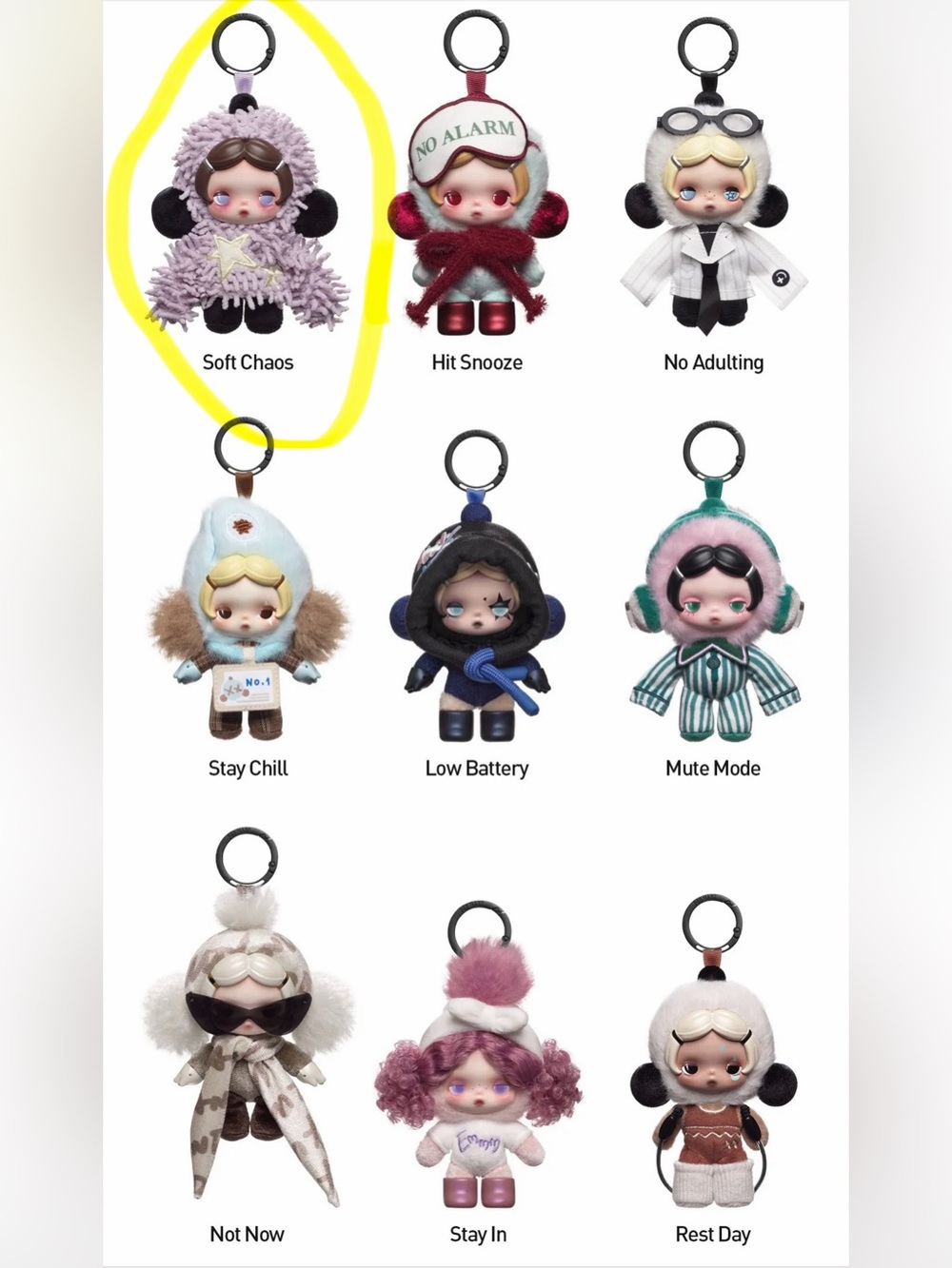 Popmart SKULLPANDA Off Mode Series Plush Doll
Pendant - Picture 3 of 7